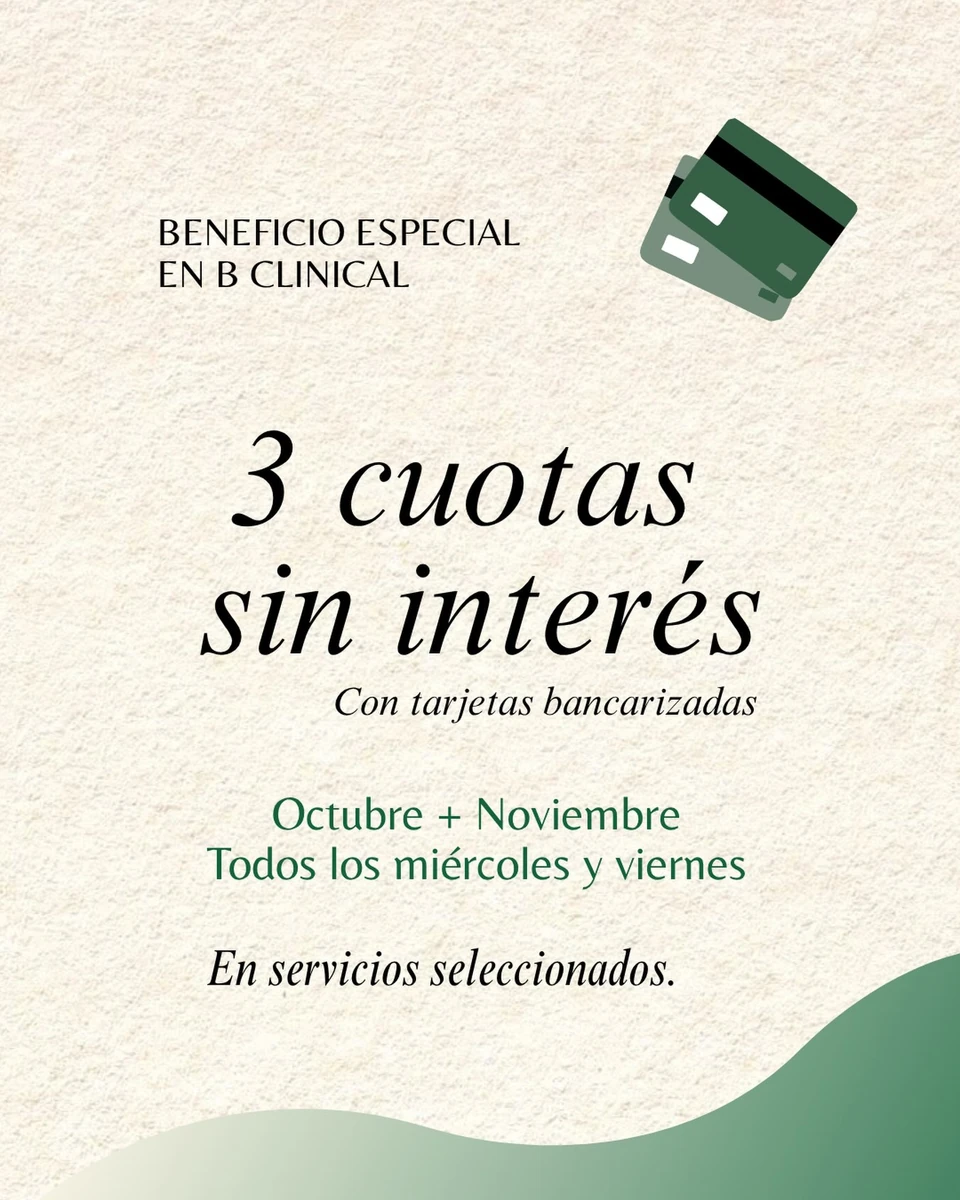 Publicación de B-Clinical Córdoba sobre un beneficio temporal en servicios seleccionados